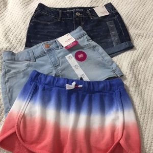 3 pair SO shorts size 12